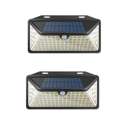 Wasserdichte und hitzebeständige angetriebene LED-SolarWandleuchte 550lm mit 3 Kopie &quot;Heller&quot;