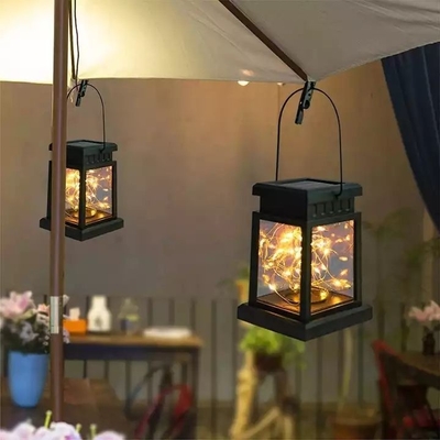 Hängende Laternen-Lampen-Blumen-wasserdichte Dekorations-Garland Fairy Solar Garden Courtyard-Palast-Lichter im Freien