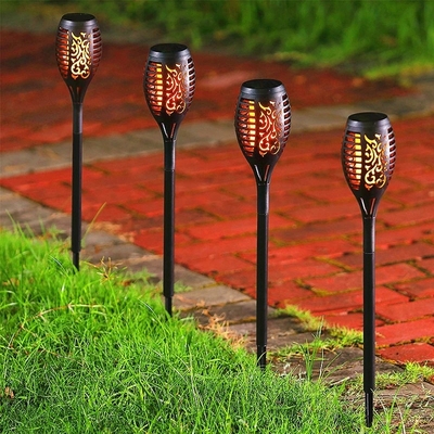 Der Solarblinkendes wasserdichtes Solar-LED Licht 12LED 33LED flammen-Taschenlampen-im Freien