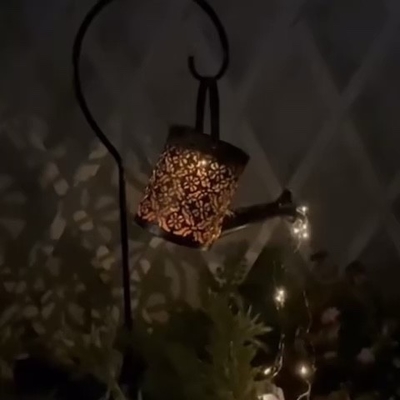 Solarlicht-hohles Garten-Landschaftsweg-Ketten-Licht des kessel-2700K