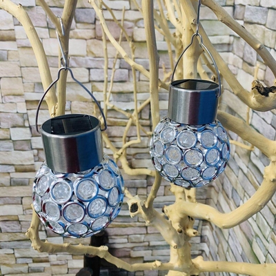 Dekorativer hängender Ball der Solarhöhle des gartens hellen neuen führte helle Glaskugel