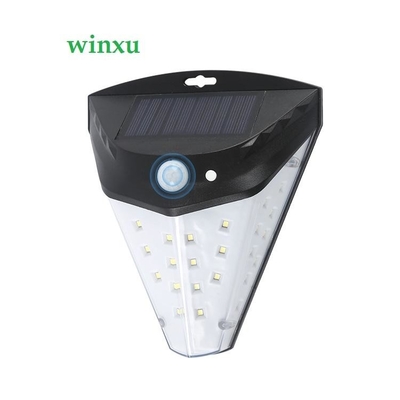 Große Weitwinkel-angetriebene LED SolarWandleuchte 2700K 42led für Garten-Hof