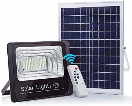 FLUT-Licht-Garagen-Kanal-im Freien SolarstraßenlaterneLED 40w Solarmit Fernbedienung