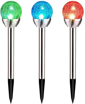 Solar-LED Garten der Antisprungs-Glaskugel-beleuchtet Straßen-Kricket-Licht 5V