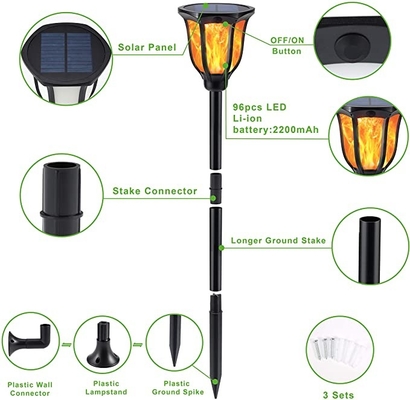 Solar-LED Garten des WINXU-Patio-Hof-beleuchtet hängenden oder Speisetisch 3.7V 2000mAh