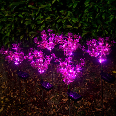 Solar-LED Garten des phalaenopsis-beleuchtet kleine Wildflowers landschaftlich gestalten Garten-Rasen-Licht