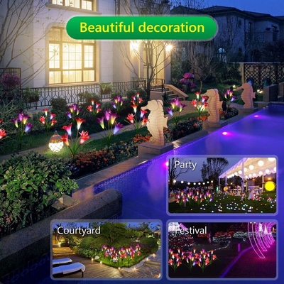 Solarhof-Licht im Freien wasserdichte Lily Lawn RoHS/Hochzeits-Dekorations-Lichter 2700K