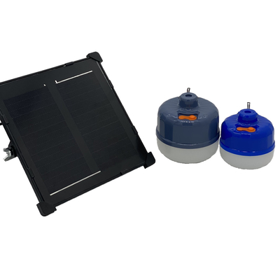 Tragbare geführte Birnen-Solarnotbeleuchtungen für Lager-Zelt IP65 2700K