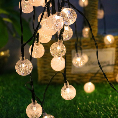 Feen-Licht-Solarblase im Freien Crystal Ball LED 2700K Feiertag SGS angetriebene