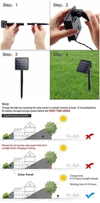 Feen-Licht-Solarblase im Freien Crystal Ball LED 2700K Feiertag SGS angetriebene