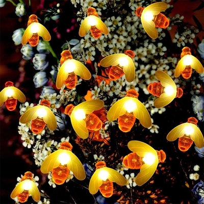 Angetriebene LED-Ketten-Licht-Bienen-feenhafte Solarsolarlichter im Freien 5M/9M