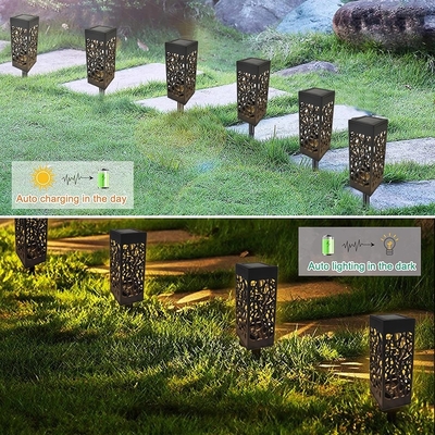 Geführter hohler Solarlandschaftsweg beleuchtet Garten im Freien IP65 6000K