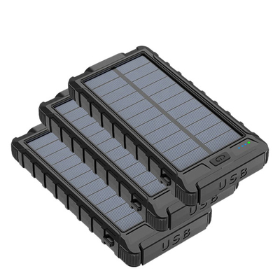 Wasserdichtes LED-Licht-Telefon-Solarladegerät-Energie-Bank 10000mAh