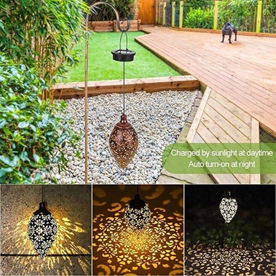 Solar-LED Garten der Nachtip66 beleuchtet Garland Retro Solar Powered Decorative-Laternen 3500K