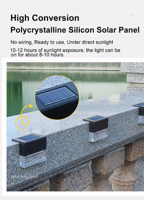 Solarschritt der plattform-IP65 im Freien beleuchtet Kriteriumbezogene Anweisung 60 für das Mit der Eisenbahn befördern des Treppen-Leiter-Zauns Yard And Passage