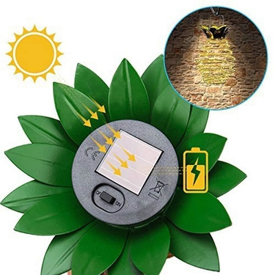 Solar-LED Garten des Kupferdraht-beleuchtet die helles Solareisen-Solarlaternen im Freien, die 2700K hängen