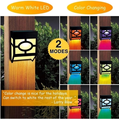 Zaun-Waterproof Wall Mounted-Solargarten beleuchtet Lichter der Nacht2700k