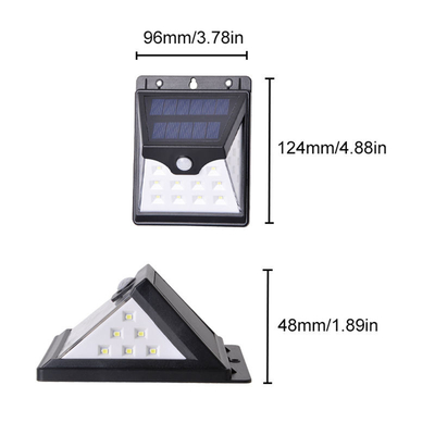 Intelligente angetriebene LED Wandleuchte 22 LED des Bewegungs-Sensor-SOLARABS 3.7V