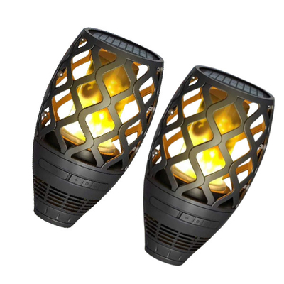 Funkelnder tanzender Flammen-Taschenlampen-angetriebener Solarsprecher IP65 3watts