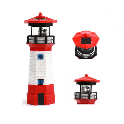 RoHS Solarharz-Solarleuchtturm des geschenk-Licht-LED mit drehendem Leuchtfeuer
