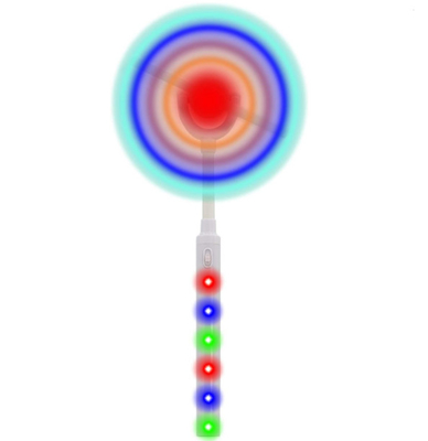Dynamische Musik-bunte Kinderwindmühlen-Solarlicht-Blau/Rosa/Elfenbein