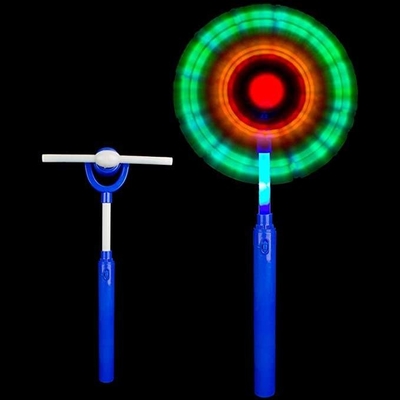 Funkeln-Funkeln spielt die Solargeschenk-Lichter, die oben Windmühlen-Stab 0,500 Kilogramm spinnen