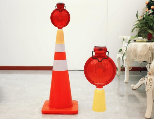 Verkehrs-Straßensperren-blinkende Solarwarnlichter/angetriebene Solarampeln