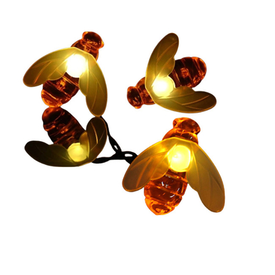 Nette Solarbienen-Garten-Licht-batteriebetriebenes Weihnachten Garland Light 20lm/w