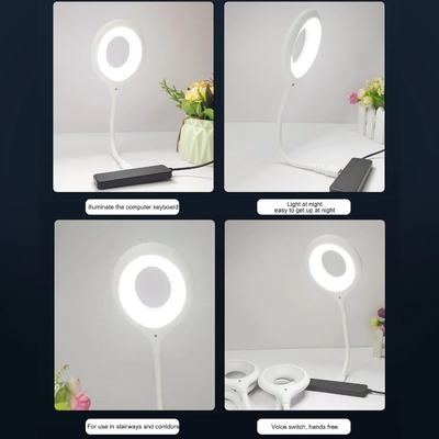 Augenschutz-faltbare Studien-Lampen-tragbare energiesparende Nachttischlampen mit USB-Port