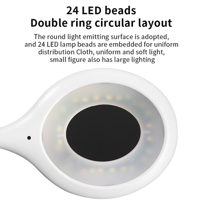 Augenschutz-faltbare Studien-Lampen-tragbare energiesparende Nachttischlampen mit USB-Port