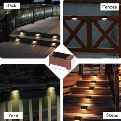 Garten-im Freien beleuchtet Solarpatio-Schritt wasserdichte Landschaftslichter