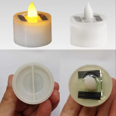 Flammenlose angetriebene Solarkerze LED beleuchtet Innenatmosphären-dekorative Lichter