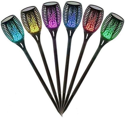 Garten-im Freien beleuchtet Solarflammen-Fackel angetriebene LED Solarfackeln 96pcs LED