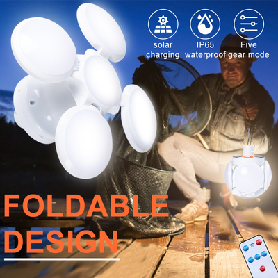 Faltendes LED-Fußball-Lampe USB-Gebührensuchlicht für das Kampieren