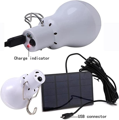 Tragbare Solarleuchtende kühle weiße Farbe 3W 4000 notbirne USBs wieder aufladbare