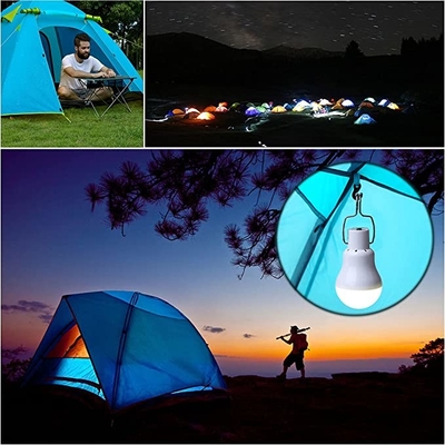 Angetriebene Notsolarlampe USBs LED Farbeim freien justierbare Dimmable des Birnen-Licht-3