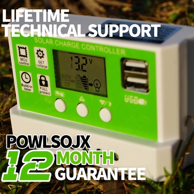 Solarvorwurfs-Kontrolleur Discharge Regulator 12V 24V 1920W 30A PWM für Lithium-Batterien