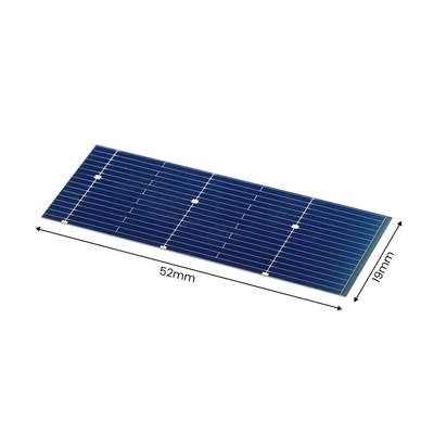 52*19mm 0.5V 0.24W Sonnenkollektor-Ladegerät-monokristallines System für photo-voltaisches tragbares