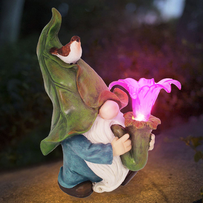 Garten-Statuen-helles Solarhandwerks-leuchtende dekorative Geschenk-Platte