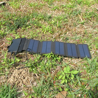 10W faltbare Ausgabegeräte des Sonnenkollektor-5V 2.1A USB für Smartphones